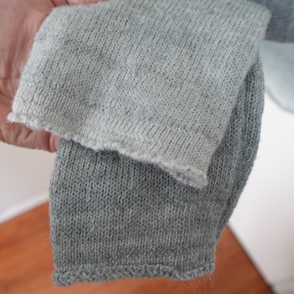 Prana Nightingale Ombré Stripe Cross Back Sweater XL Casual Wool Blend - Picture 5 of 12